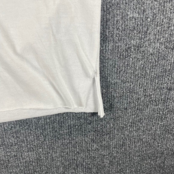 Magnatek Cropped T-shirt‎ Medium White Short Sleeve Casual Workout Top Gym Run - Picture 4 of 9